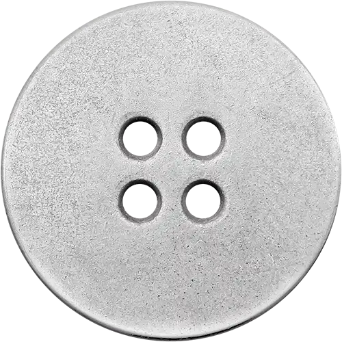  4 Delikli Düz Metal Düğme - SB31